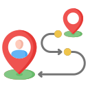 recorrido del cliente icon