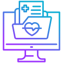 atención sanitaria electrónica icon