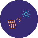 energía solar icon