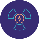 energía nuclear icon