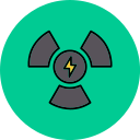 energía nuclear icon