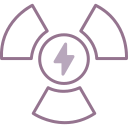 energía nuclear icon