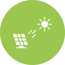 energía solar icon