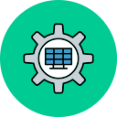 energía solar icon