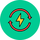 energía renovable icon