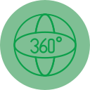 360 grados icon