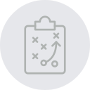 Strategic plan icon