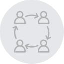 Team collaboration icon