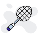 raqueta bedminton icon