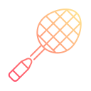 raqueta bedminton icon