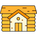 casa de troncos icon