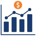 crecimiento del mercado icon