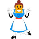 falda acampanada icon