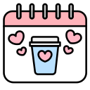 cita para tomar café icon