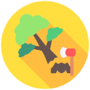 deforestación icon