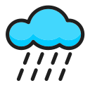 nube de lluvia icon