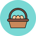 cesta de huevos icon