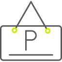 señal de estacionamiento icon