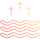 proceso de evaporación icon