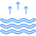 proceso de evaporación icon