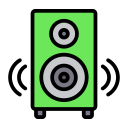 caja del altavoz icon