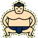 luchador de sumo icon