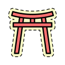 puerta torii icon