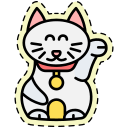 gato afortunado icon