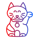 gato afortunado icon