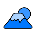 montaña fuji icon