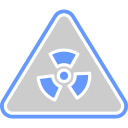 precaución radioactiva icon