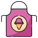 delantal de helado icon