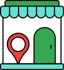 dirección de la tienda icon