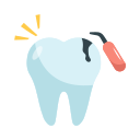 relleno dental icon