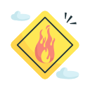 peligro de incendio icon