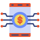 dinero digital icon