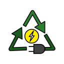 reciclaje de energía icon