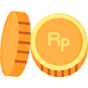 rupia indonesia icon