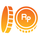 rupia indonesia icon