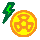 energía nuclear icon