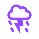 tormenta de lluvia icon