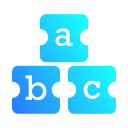 bloques abc icon