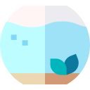 Fish bowl icon