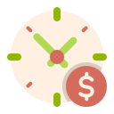 el tiempo es dinero icon