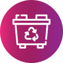 contenedor de reciclaje icon