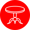 mesa circular icon