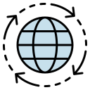 distribución global icon