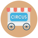 jaula de circo icon