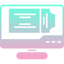billete electrónico icon