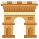 arco del triunfo icon